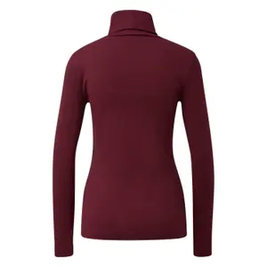 Women's Fitted Long Sleeve Roll Neck T-Shirt QS image-1