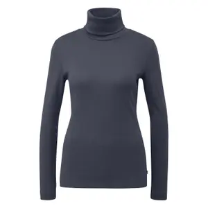 Women's Fitted Long Sleeve Roll Neck T-Shirt QS image-0