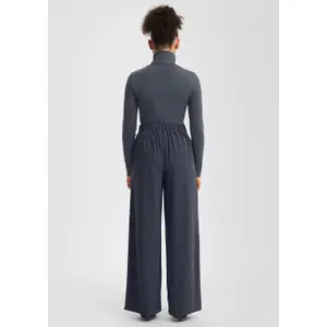 Women's Fitted Long Sleeve Roll Neck T-Shirt QS image-4