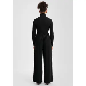 Women's Fitted Long Sleeve Roll Neck T-Shirt QS image-4
