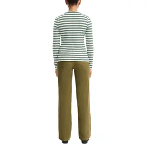 Women's Long Sleeve Striped Pattern T-Shirt QS image-5