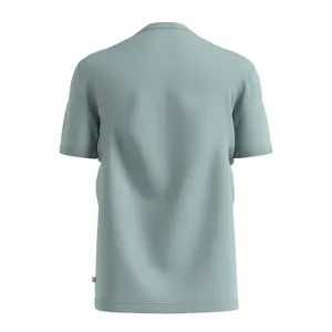 Thick Jersey Crew Neck T-Shirt with Front Print QS image-1
