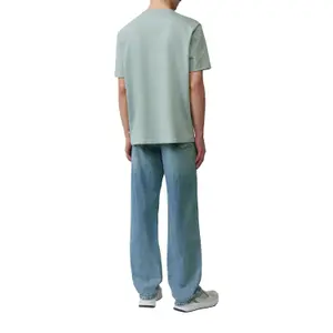 Thick Jersey Crew Neck T-Shirt with Front Print QS image-5