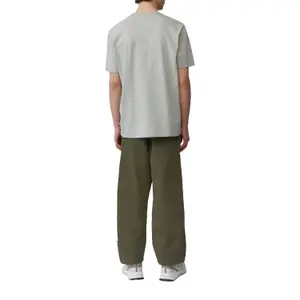 Thick Jersey Crew Neck T-Shirt with Front Print QS image-5