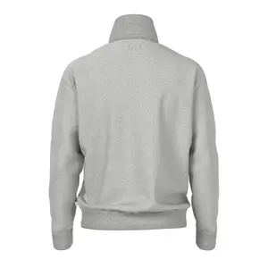 Cotton Terry High Neck Zip Sweatshirt QS image-1