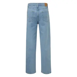 Mid-Rise Loose Jeans Waschung QS image-1