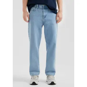Mid-Rise Loose Jeans Waschung QS image-6