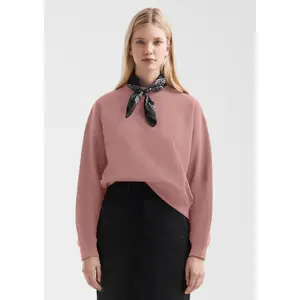 Women's Drop Shoulder Round Neck Sweatshirt QS image-6