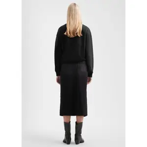 Loose Fit Crew Neck Soft Casual Sweatshirt Women QS image-4