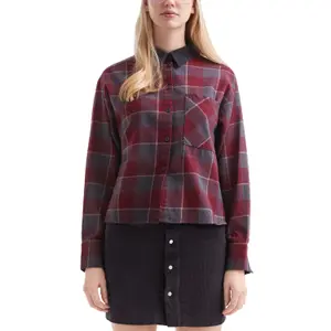 Comfortable Checked Shirt for Women QS image-2