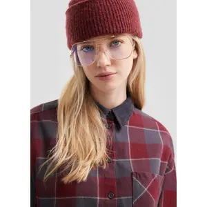 Comfortable Checked Shirt for Women QS image-3