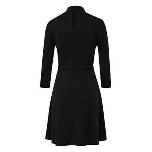 Flared and Fitted Dress Women QS image-1