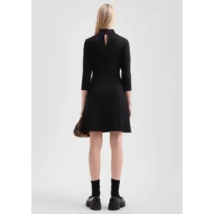 Flared and Fitted Dress Women QS image-4