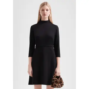 Flared and Fitted Dress Women QS image-6
