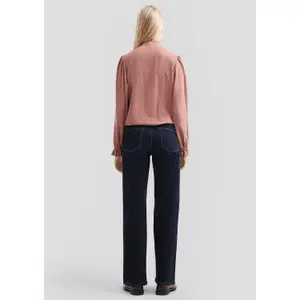 Women's Mid-Rise Wide Leg Straight Jeans QS Catie image-4