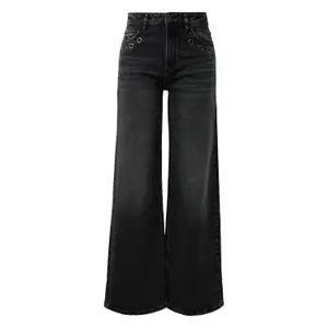 High-waisted wide-leg jeans for women QS Catie image-0