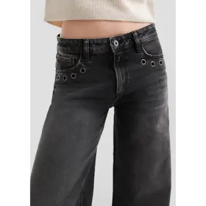 High-waisted wide-leg jeans for women QS Catie image-3