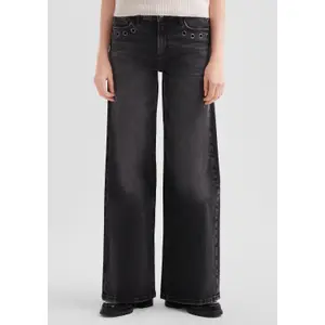 High-waisted wide-leg jeans for women QS Catie image-6