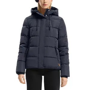 Women's Warm Hooded Down Jacket QS image-2