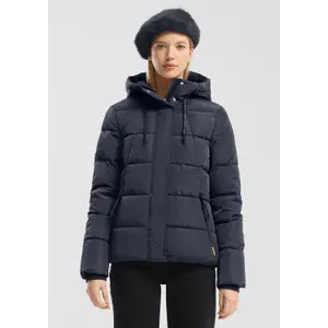 Women's Warm Hooded Down Jacket QS image-6