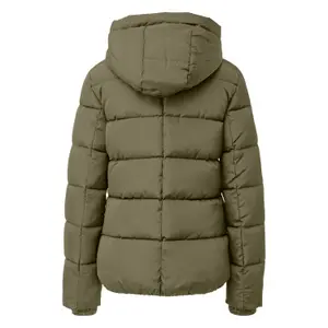 Women's Warm Hooded Down Jacket QS image-1