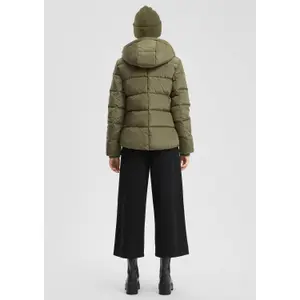 Women's Warm Hooded Down Jacket QS image-4
