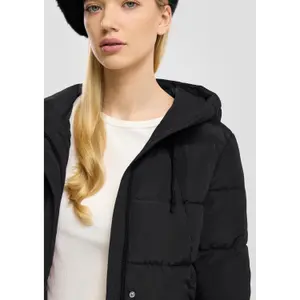 Women's Warm Hooded Down Jacket QS image-3