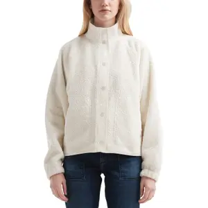 Fleece Effect High Collar Sweatshirt Women QS image-2