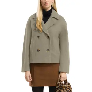 Wool Peacoat Women QS image-2