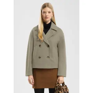Wool Peacoat Women QS image-6