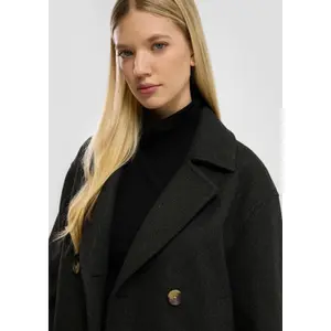 Wool Peacoat Women QS image-3