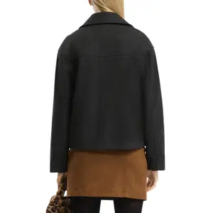 Wool Peacoat Women QS image-5