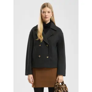 Wool Peacoat Women QS image-6