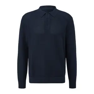Textured knit jumper QS image-0