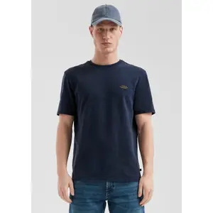 Washed Tie-Dye Round Neck T-Shirt with Front and Back Print QS image-6