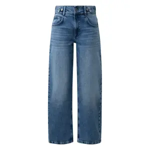 Women's Balloon Baggy Jeans QS image-0