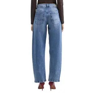 Women's Balloon Baggy Jeans QS image-5