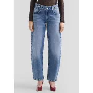 Women's Balloon Baggy Jeans QS image-6