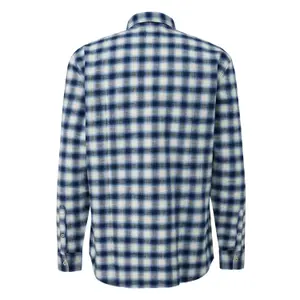 Check Long Sleeve Shirt with Button Placket QS image-1