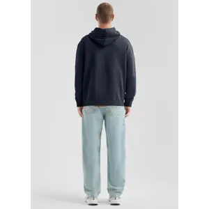 Washed Hoodie with Kangaroo Pocket QS image-4