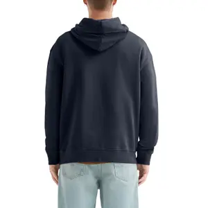 Washed Hoodie with Kangaroo Pocket QS image-5