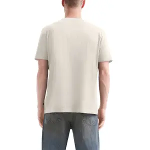 Basic Round Neck T-Shirt with Front Print QS image-5
