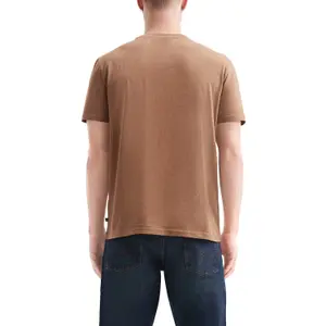 Basic Round Neck T-Shirt with Front Print QS image-5
