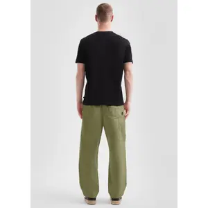 Basic Round Neck T-Shirt with Front Print QS image-4