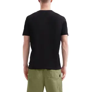 Basic Round Neck T-Shirt with Front Print QS image-5