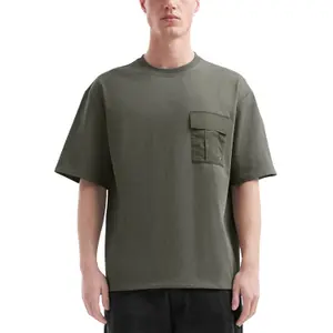 Jersey T-Shirt with Chest Pocket QS image-2