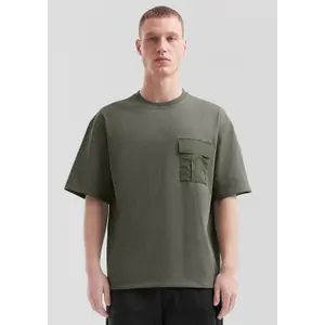 Jersey T-Shirt with Chest Pocket QS image-6