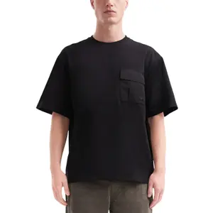 Jersey T-Shirt with Chest Pocket QS image-2