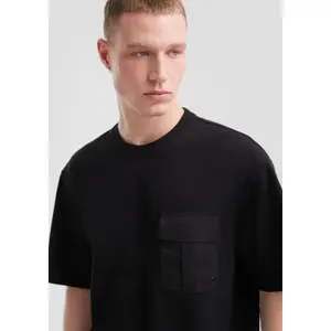 Jersey T-Shirt with Chest Pocket QS image-3