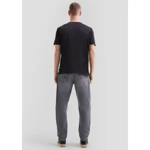 Washed T-shirt with Shadow Effect Pocket QS image-4